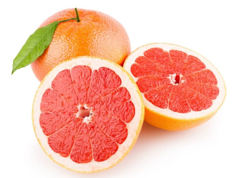 amount of carbs in grapefruit