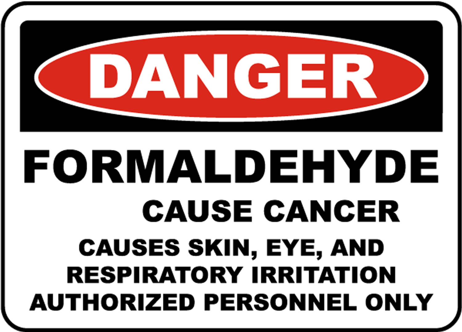 This may be caused by. Formaldehyde.