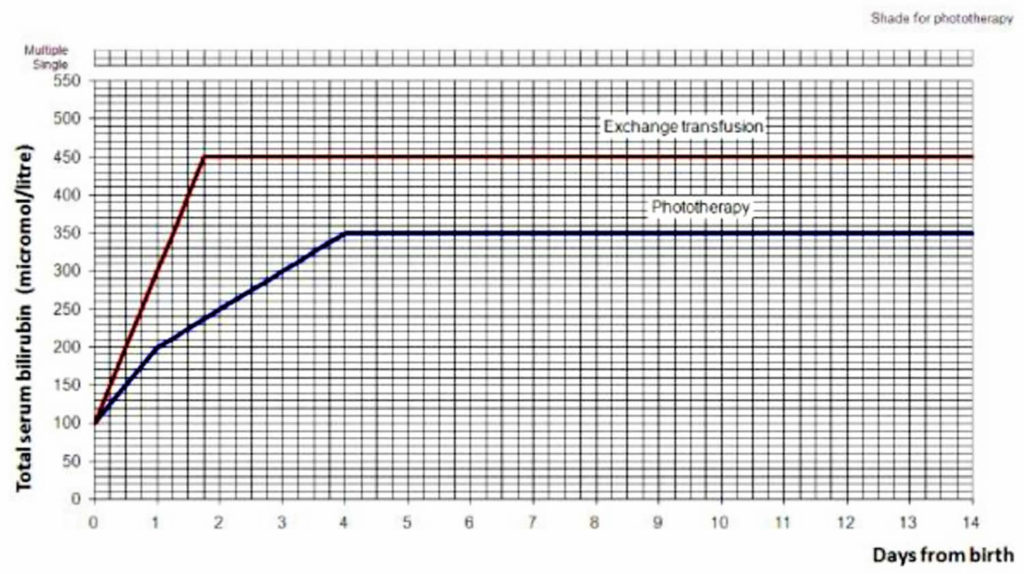 Baby Bilirubin Levels Chart