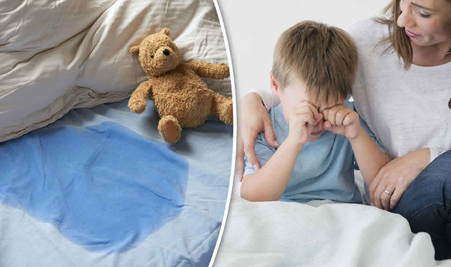 is bed wetting a sign of trauma