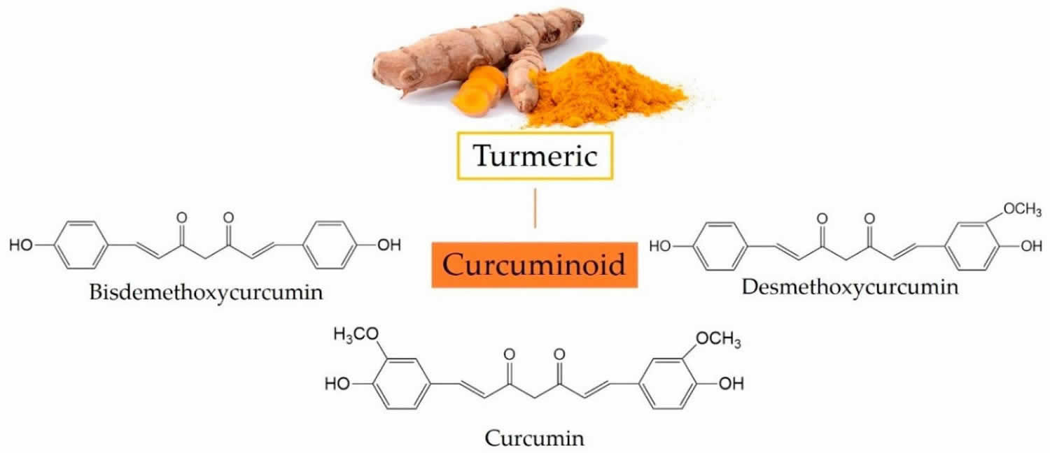 major curcuminoids in turmeric