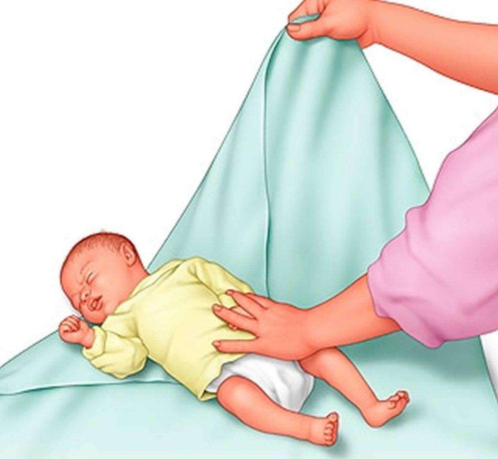 How to swaddle a baby
