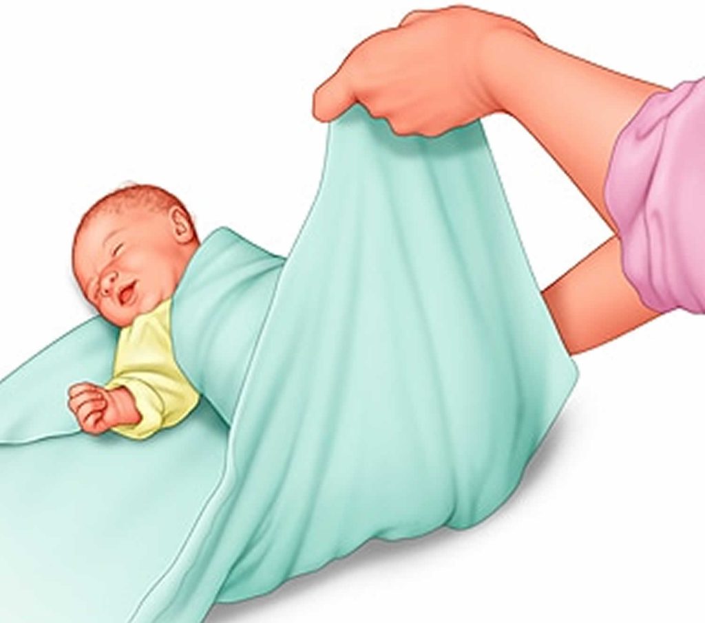 How to swaddle a baby